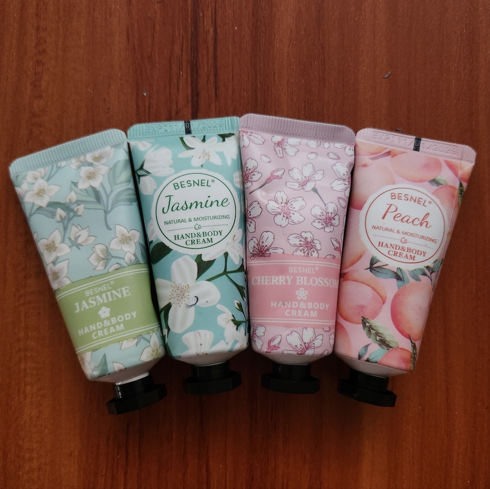 Besnel Spring Hand & Body Cream Set of 4